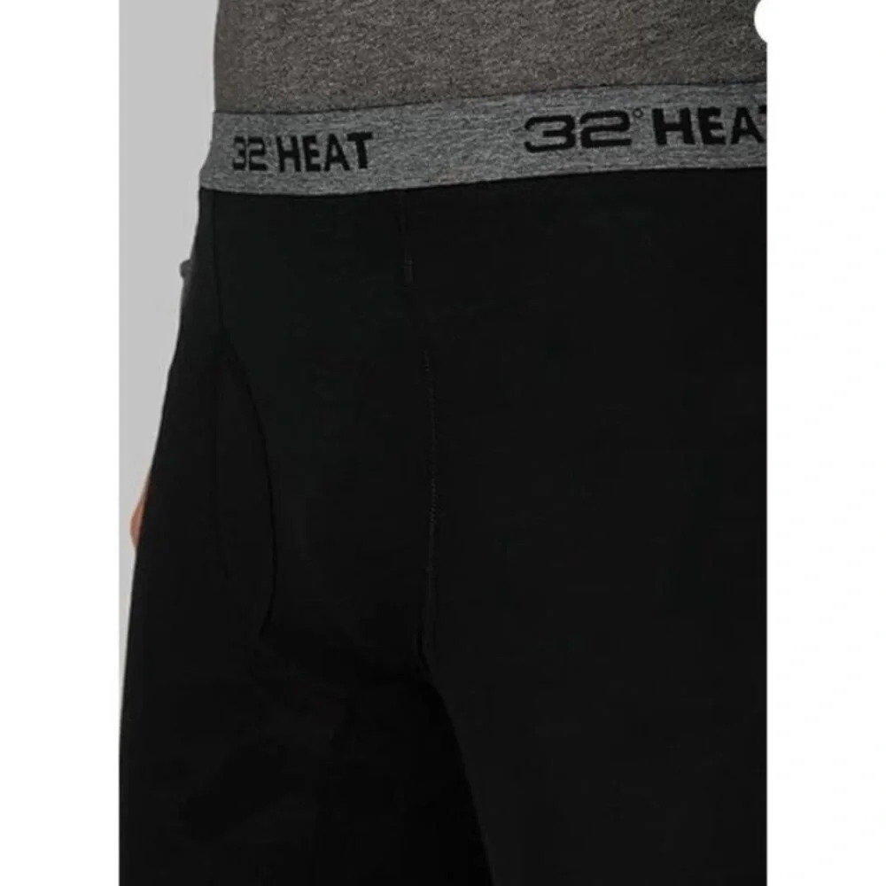 Mens Black Thermal Base Layer Leggings Heat Plus XXL New In Packaging 32 Degrees